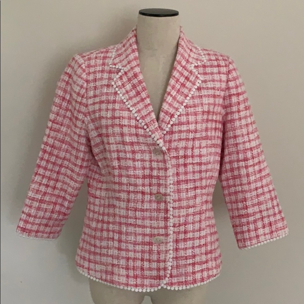 Lilly Pulitzer 3/4 Sleeve Jacket with Trim NWOT